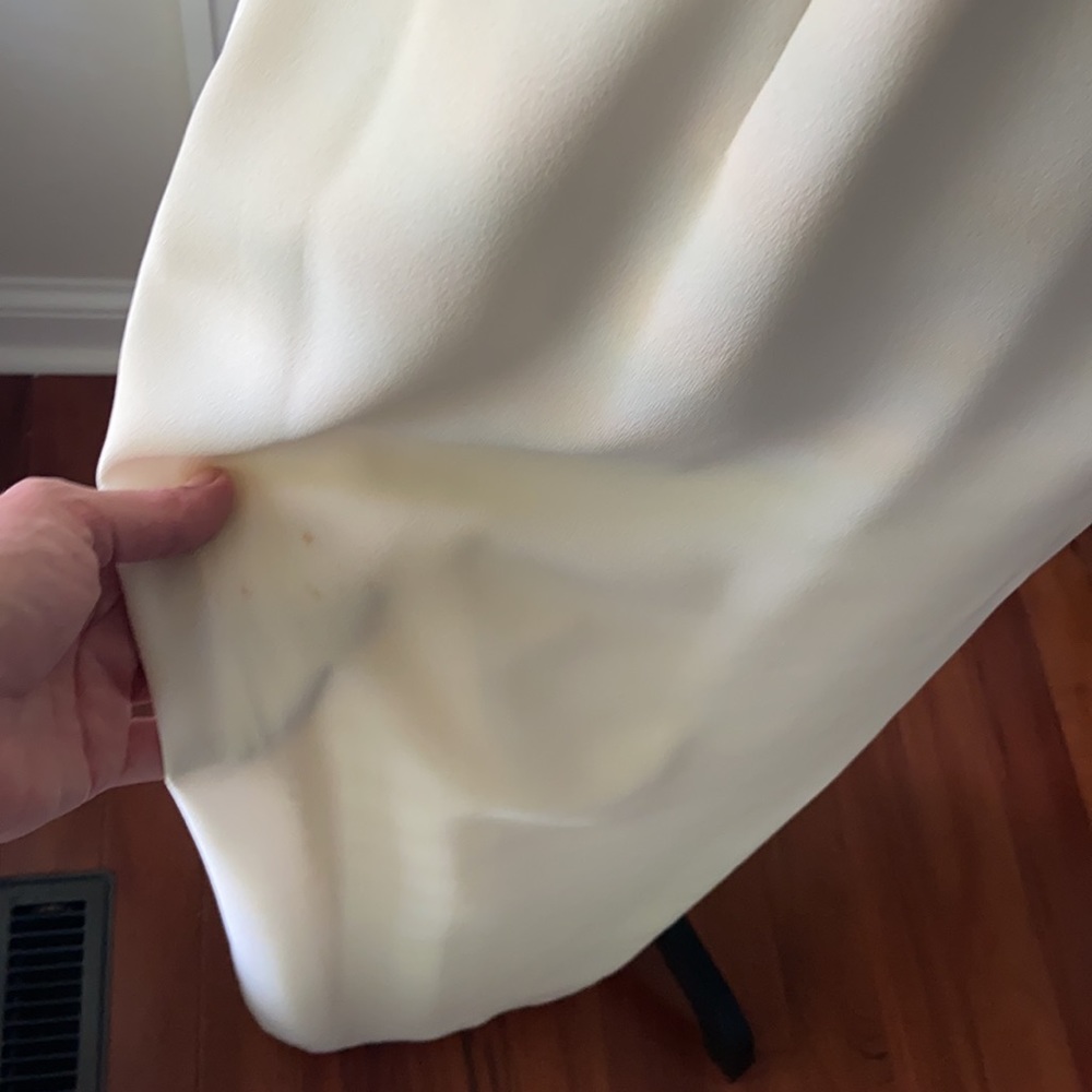 90s Vintage White Formal Strapless Dress Size 6 - Picture 8 of 14